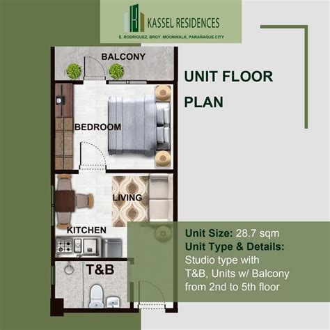 RFO 1 Bedroom Condo Unit For Sale in Kassel Residences.